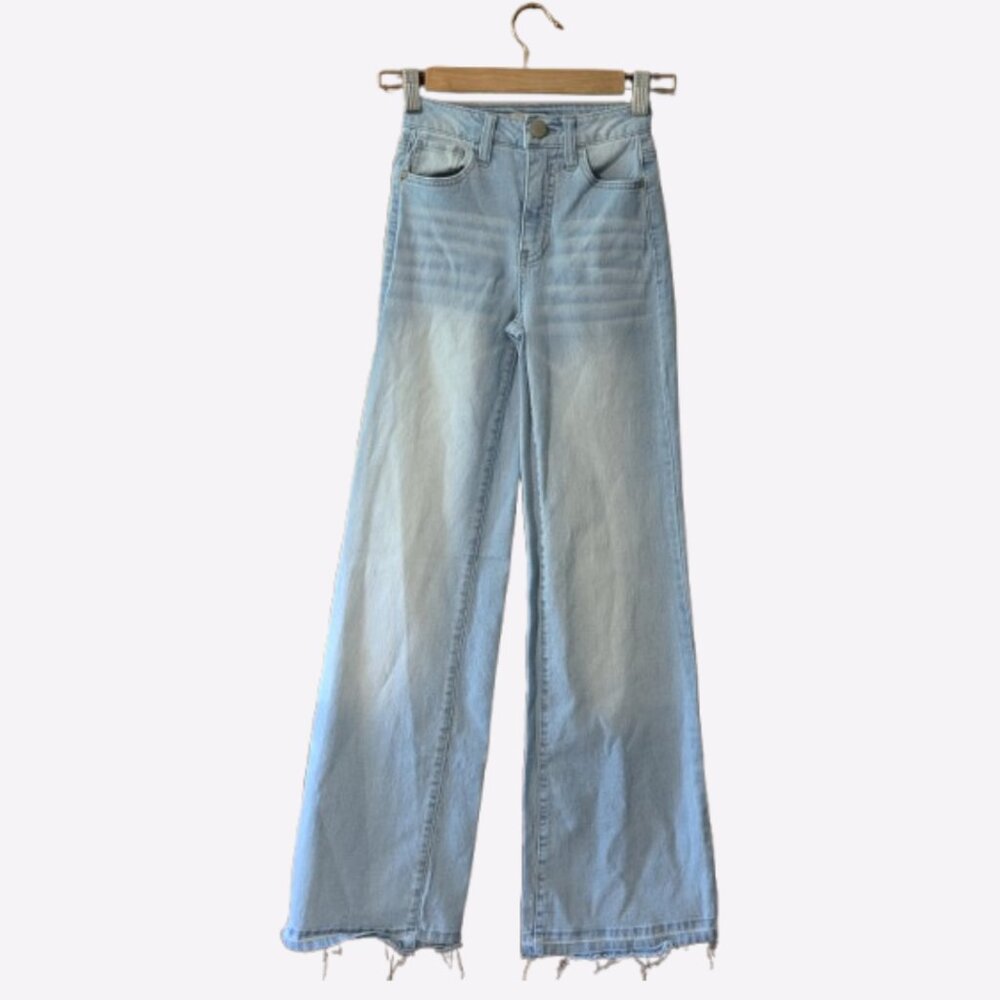 Wonderly High Waisted Wide Leg Jeans